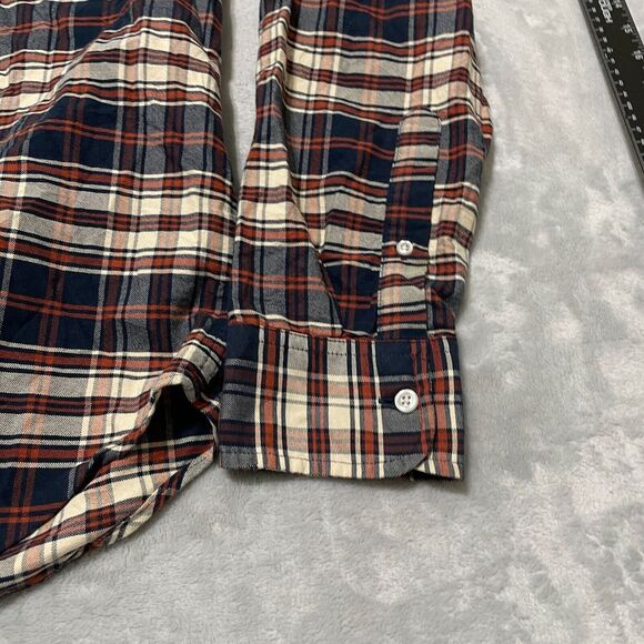 J.Crew Shirt Mens Large Plaid Mercantile Flex Button Down Pocket Western - Picture 6 of 11